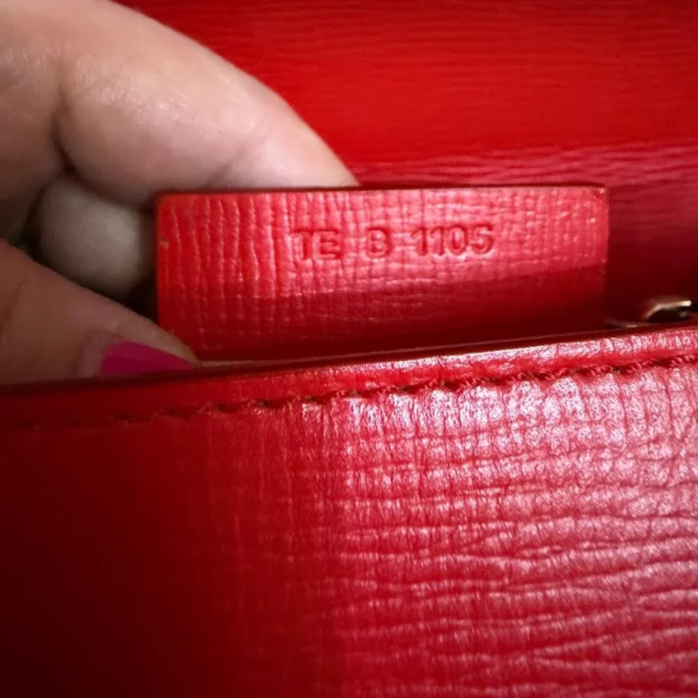 Givenchy Pandora Mini Crossbody Bag Red Leather Authentic - Picture 11 of 13